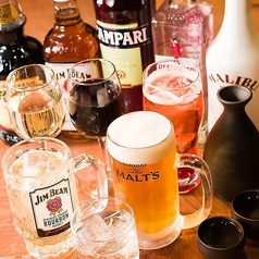 ドリンクの種類、豊富です!