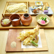 季節の天ぷら盛とうどんの満足ランチ【雅】1800円税込