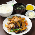 料理メニュー写真&nbsp;肉茄子ピーマン定食