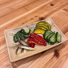 夏野菜の三五八漬け