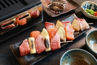 極上の一口、旬を刺す魚串。