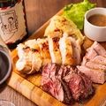 料理メニュー写真 豪快！ステーキ肉3種盛り