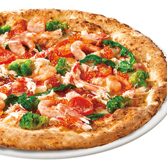 [季節限定]紅ズワイガニと海老、いくらのピッツァ