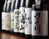 牛たんに合う日本酒の数々。