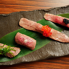 豪華炙り肉寿司4種盛り