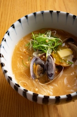 あさり味噌煮麺