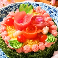 ◆お誕生日祝いに寿司ケーキをご用意致します◆