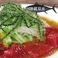 沖縄県産マグロと海ぶどうのカルパッチョ