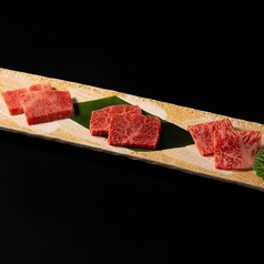 霜降り三種盛り (カルビ・イチボ・ロース)