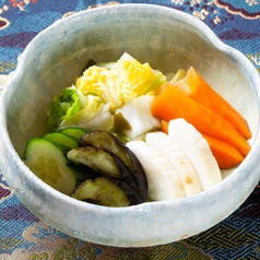 自家製漬け物盛合わせ