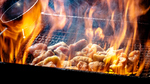 【西鉄大橋駅】赤鶏のもも焼きは炭の香りとニンニクコショウの風味が最高！焼酎のお供に！