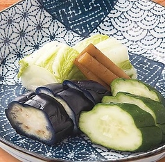 お新香の盛り合わせ