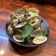 あさり酒蒸し or バター焼き