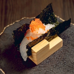 タイととびこおろし／やんちゃなチャンジャ／炙り生海老マヨ