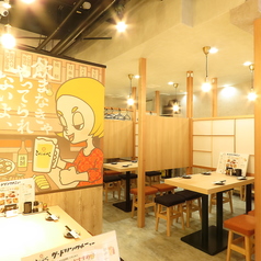 ≪中型宴会向け／16名様まで◎≫広々とした開放的な店内は大人数での宴会にもオススメ！【焼鳥/焼き鳥/居酒屋/餃子/焼売/飲み放題/肉/女子会/天文館/大衆酒場/サク飲み/昼飲み/ハイボール】