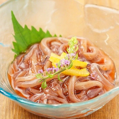 イカそうめん～柚子明太和え～