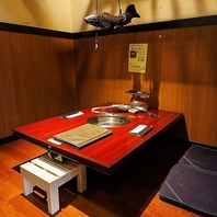 プライベート感◎様々なタイプのお席をご用意しました！