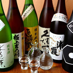 約30種の日本酒・焼酎が自慢のドリンク♪