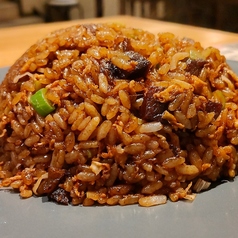 ラム肉の醤油チャーハン