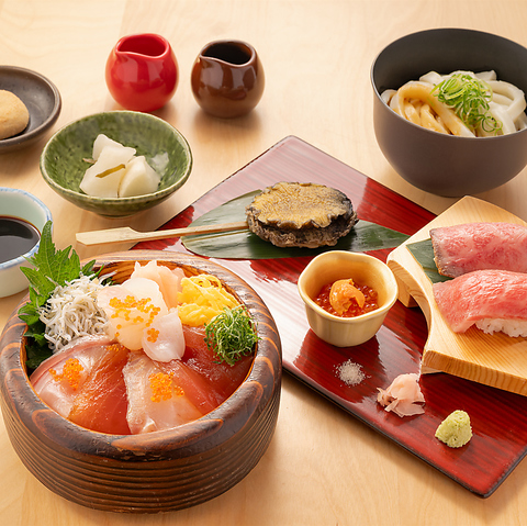 特製地魚のてこねずし定食