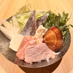 鳥とお魚の小鍋