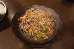 ４月から初登場！まるいちチャプチェ。試食時点で大人気の写真