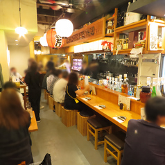 お仕事帰りのサク飲みやおひとり様にオススメのカウンター席