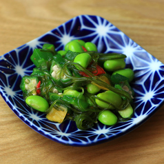 彩り野菜と昆布の和え物