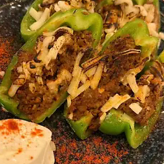 生ピーマンタコス