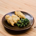 料理メニュー写真&nbsp;鮮魚のフリット/モロヘイヤ/オクラ