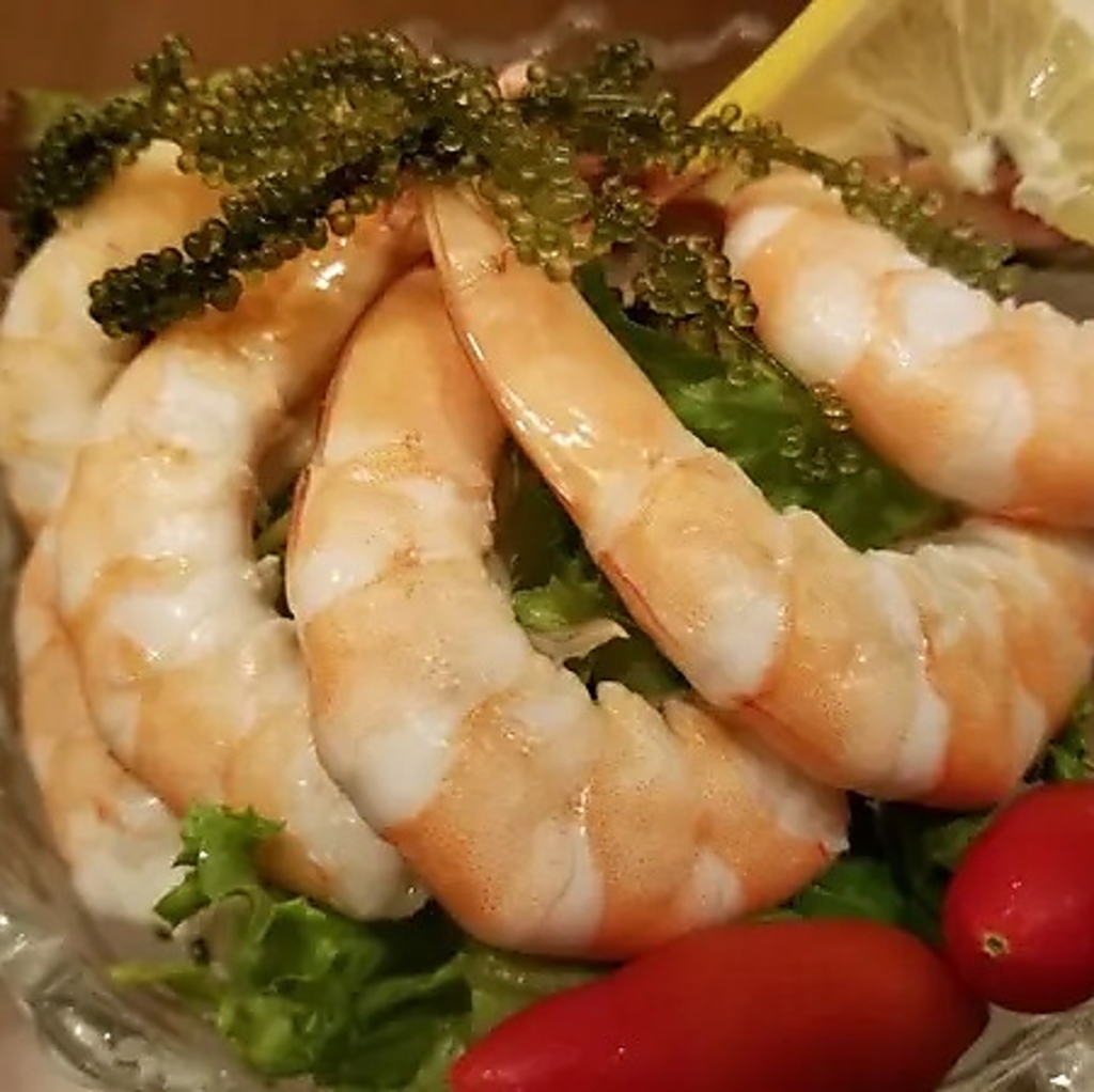 車海老、赤海老、天使の海老等、豊富な海老料理が当店の自慢です！ぜひその味わいをお楽しみください