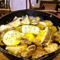料理メニュー写真 砂肝とエリンギのオリーブオイル煮