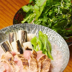 地鶏と山盛り野菜の「しゃり鍋」