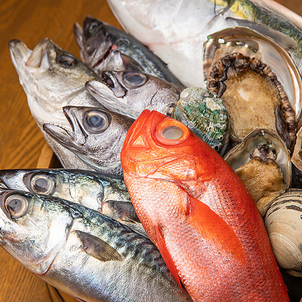 【鮮魚】湘南を本拠地として、佐島・鎌倉などの旬のものを仕入れ！それが「くすくす」