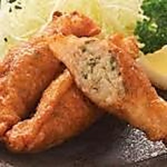 鶏皮餃子
