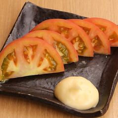 トマトスライス/塩ダレキャベツ　各