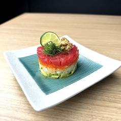 本まぐろとアボカドのタルタル