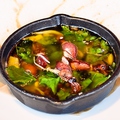 料理メニュー写真 ホタルイカと季節野菜のアヒージョ