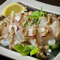 本日の鮮魚のカルパッチョ