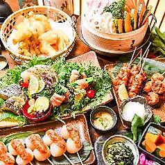 ベジタブルダイニング農家のコース写真