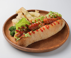 ホットドッグ　フリット付き
