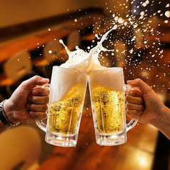 【当日OK】生ビール付☆単品飲み放題が圧倒的お得