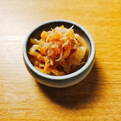 くらげと軟骨の梅肉和え