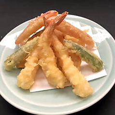 海老と野菜の天ぷら