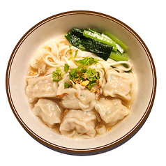 鮮蝦饂飩湯麺(エビワンタン麺)