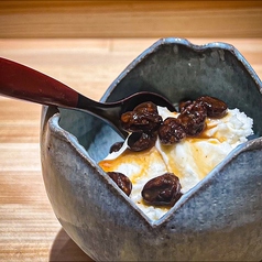 自家製ラムレーズンアイス