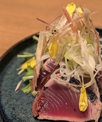 戻り鰹のタタキ~自家製ポン酢~