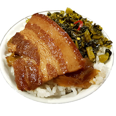 控肉飯(豚角煮かけご飯)