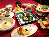 【萩コース3300円（税込）】森澤自慢の季節料理を楽しめる会席コースです。※お写真はイメージになります。日によって内容が変わる可能性ございます。
