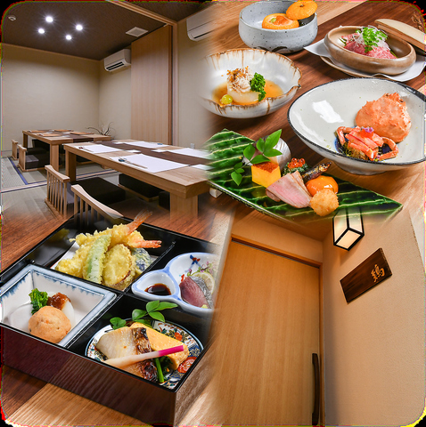 接待・大切な日のお食事は本格日本料理を提供します。